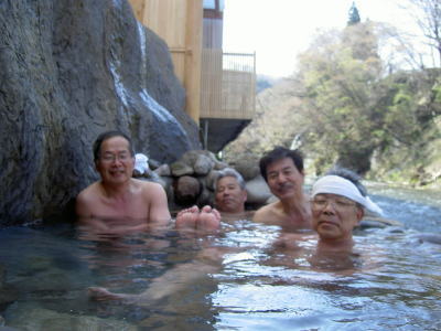 鉛温泉　露天風呂